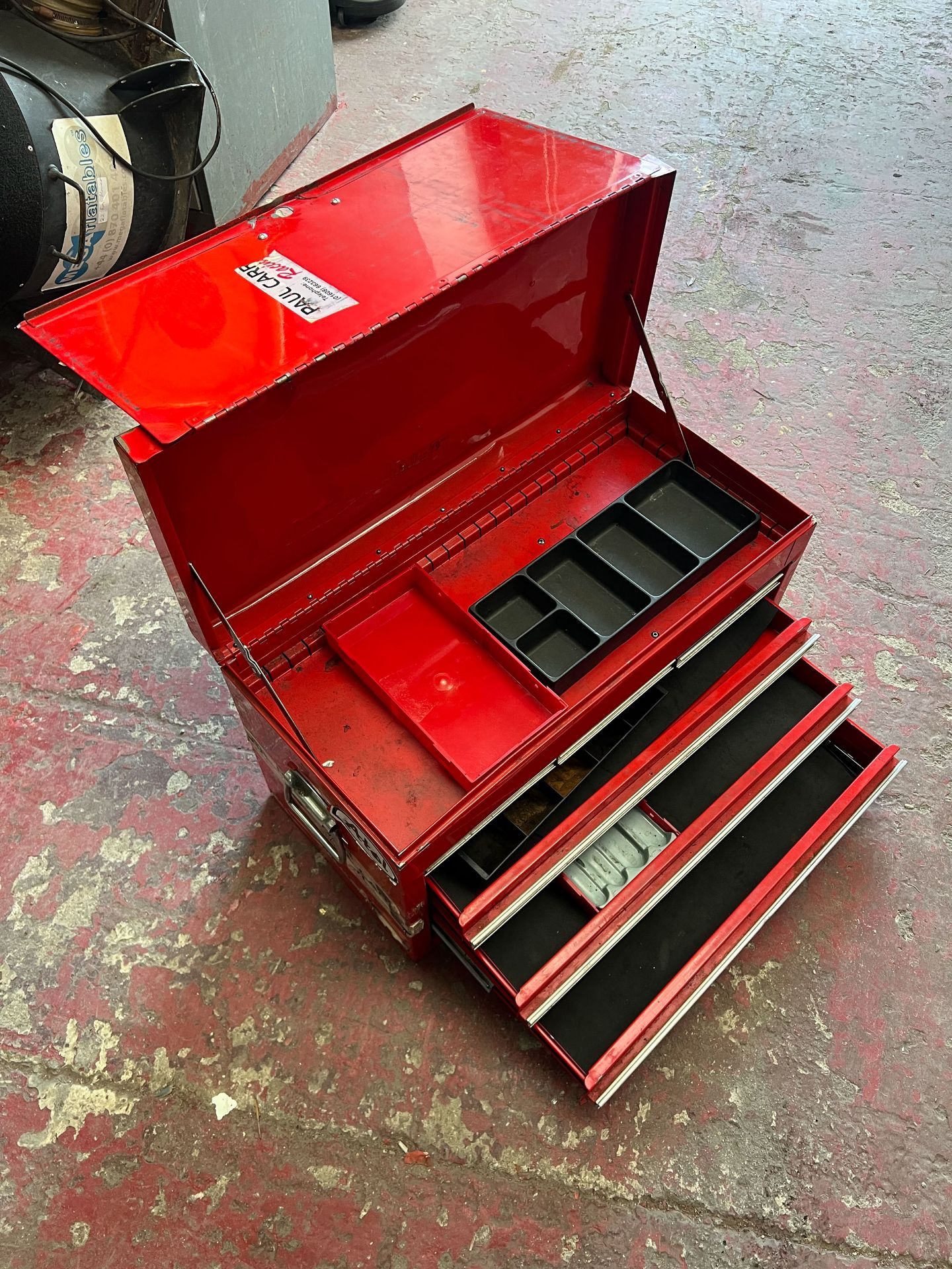 Red Workshop 6 drawer Pro Tool Box - Image 2 of 5