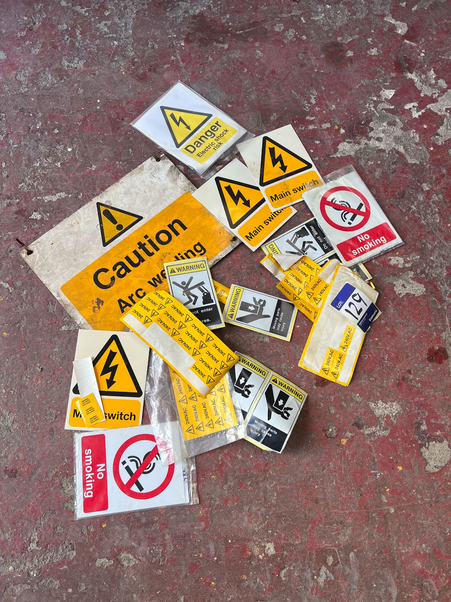 Amount of Warning signs and stickers - Image 2 of 2