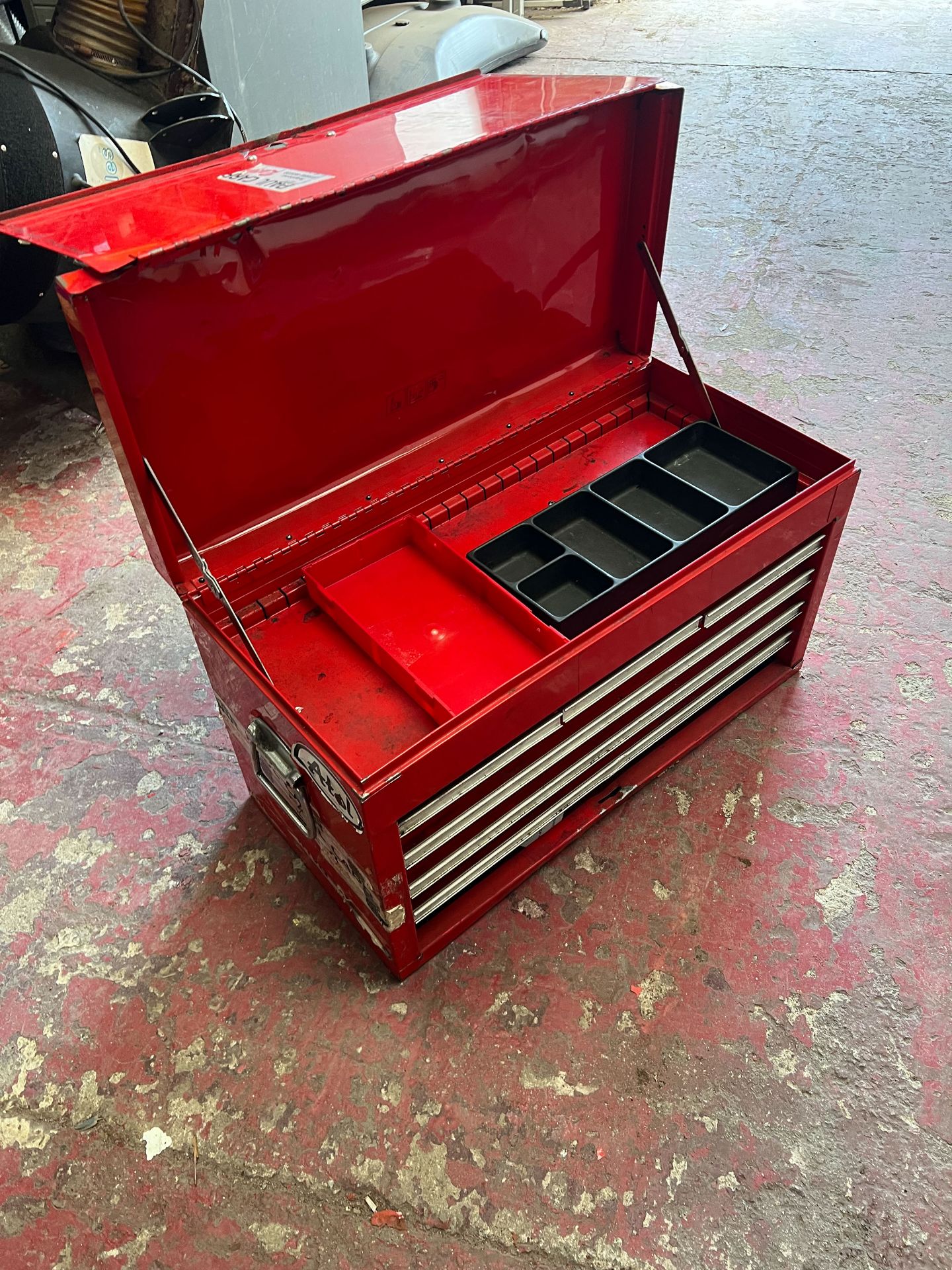 Red Workshop 6 drawer Pro Tool Box - Image 3 of 5