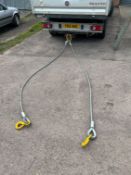 New Steel wire tow cable with hooks