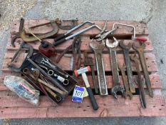 Old Tools King Dick Spaners as lotted