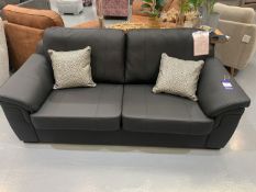 Gracie Faux Leather 3 Seat Sofa