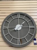 Grey Clock c.90cm diameter