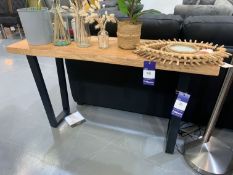 Timber Top Console Table