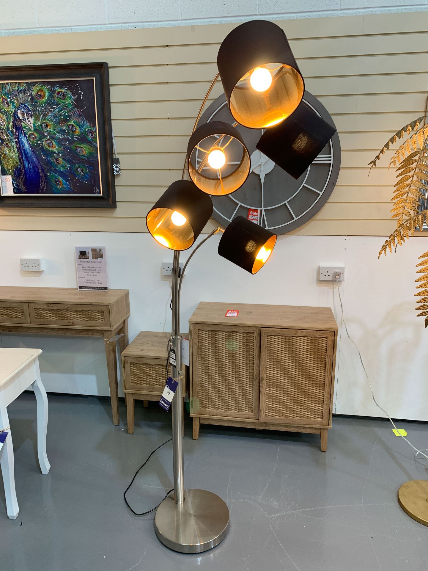 Adjustable 5 Light Floor Lamp