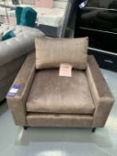 Mink Velvet Armchair