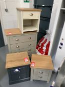 3x Bedside Tables and a Chest of Drawers
