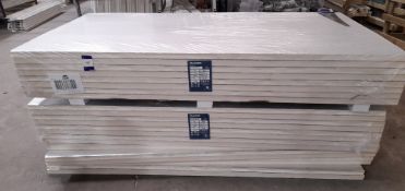 Approximately 20 MANNOK insulated foam boards (See pictures for sizes)