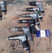 6 x Various numatic drills