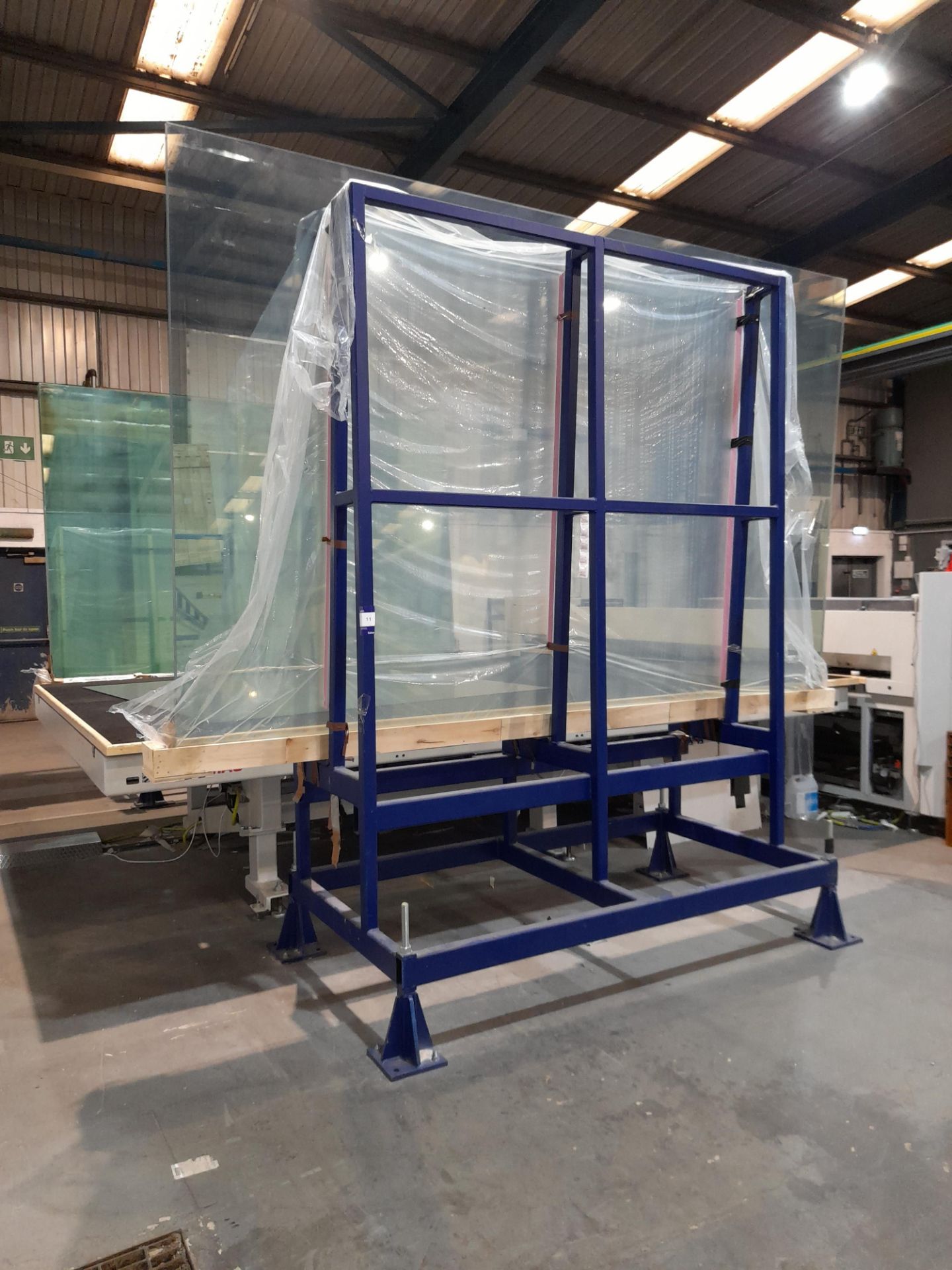 2 x Sheet Glass stock stillage (Contents Included)