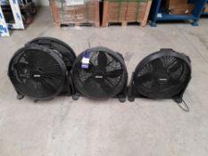 3 x Addvent air movers