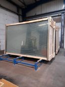 Twin sided sheet glass stock rack (Delayed removal until stock has been collected) (Contents