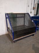 1 x Mobile glass sheet stock trolleys, with contents (Buyer must removal all)