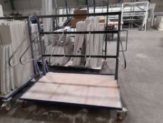 3 x Sheet stock trollies (Contents not included)