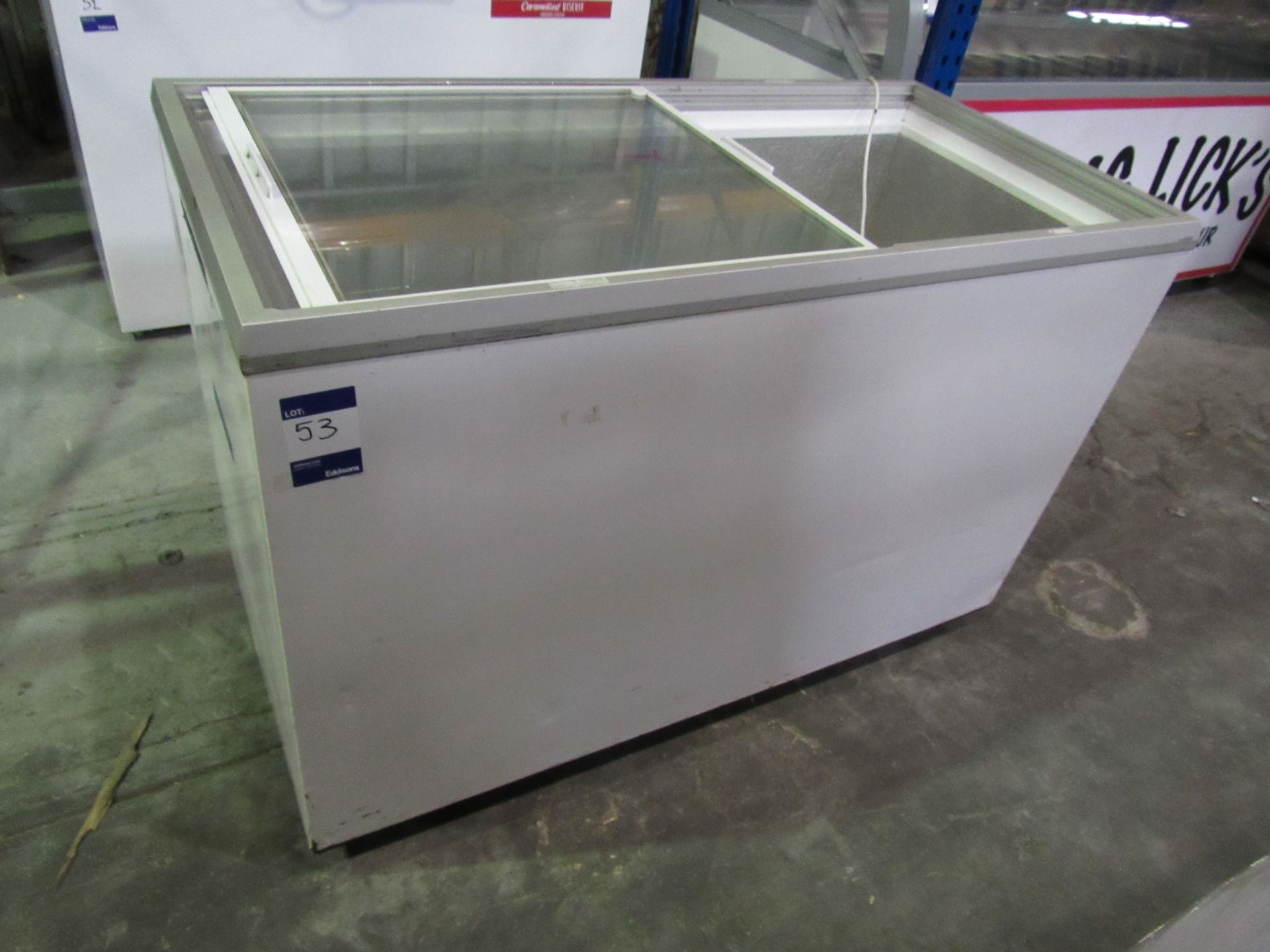 Derby Conservator EK46ST chest freezer, with glazed sliding lid (Location – Gateshead) - Image 2 of 3