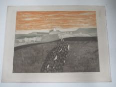 Edilburgh Church' by John Brunsden in the Etching and Aquatint Medium - 61x45cm