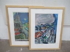 2x Peter Coker Lithographs