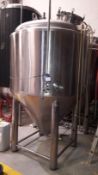 Stainless Steel Fermentation Vessel (Approx. 1,000Ltr) - Viewing strongly recommended to asses