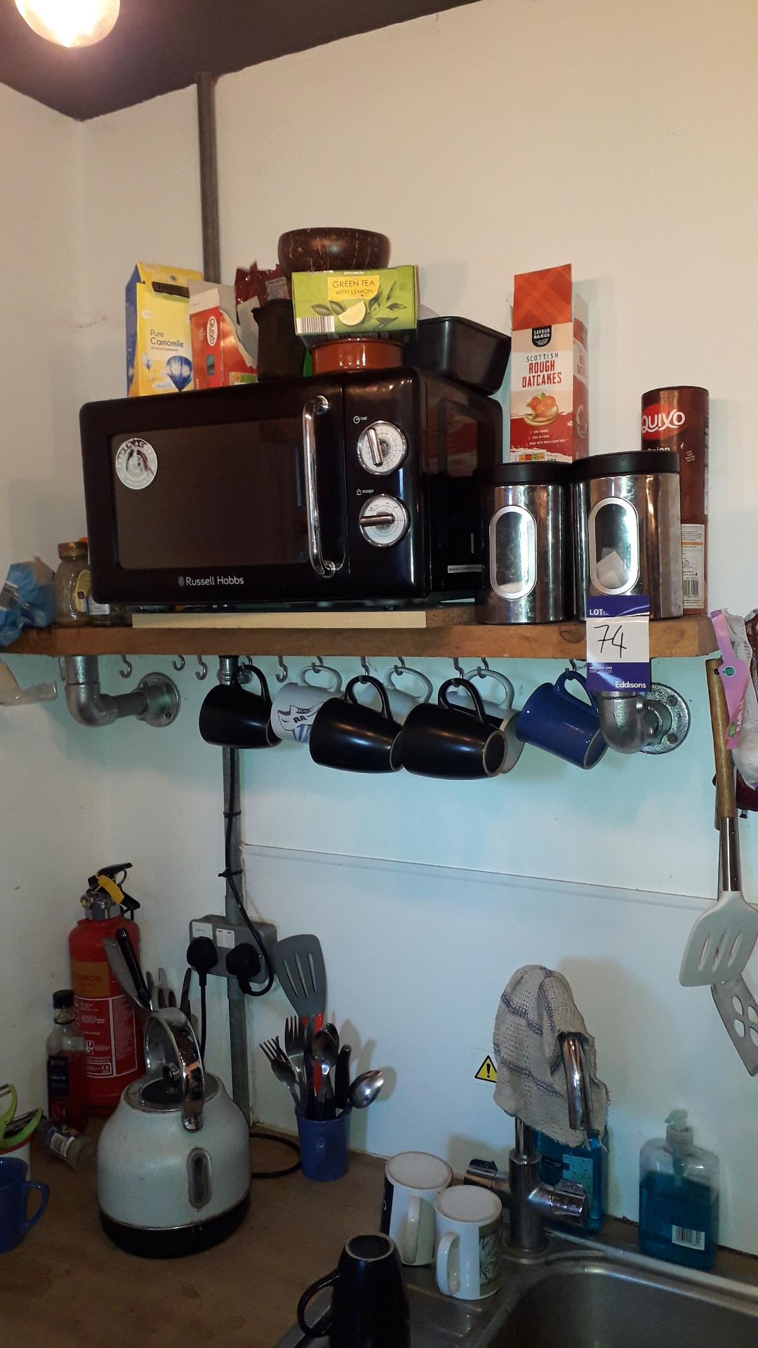 Kitchen Sundries to include kettle, microwave, toaster, crockery & cookware (Fridge excluded) - Image 2 of 3