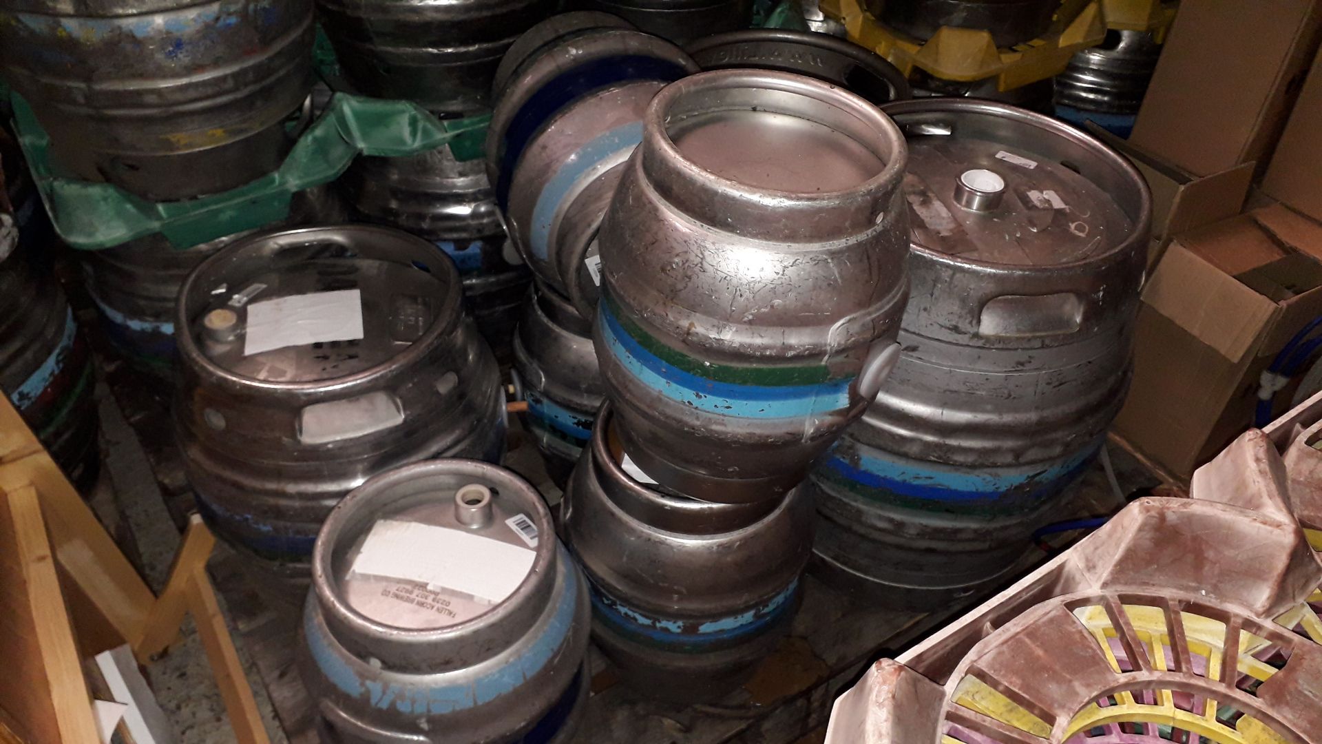 Approx. 110 x 9 Gallon Stainless Steel Beer Kegs and Quantity of Keg Pallets - Image 4 of 4