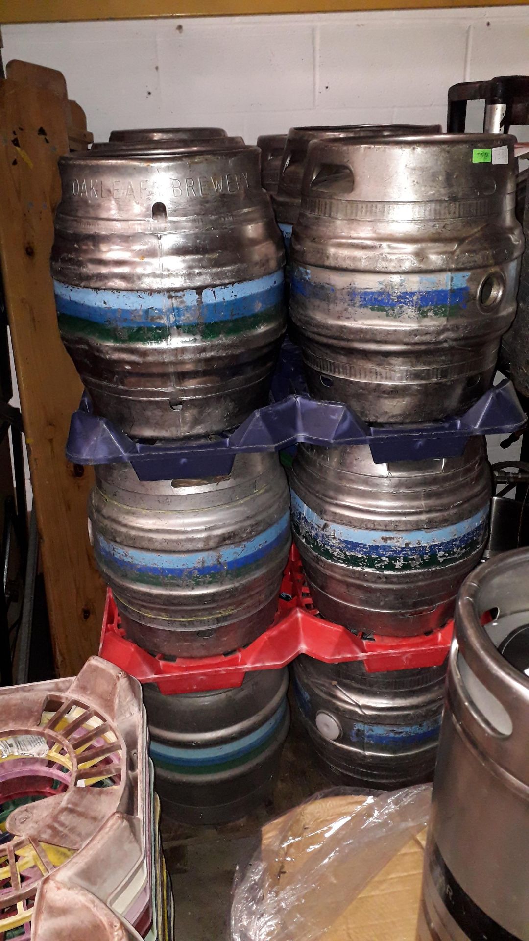 Approx. 110 x 9 Gallon Stainless Steel Beer Kegs and Quantity of Keg Pallets - Image 3 of 4