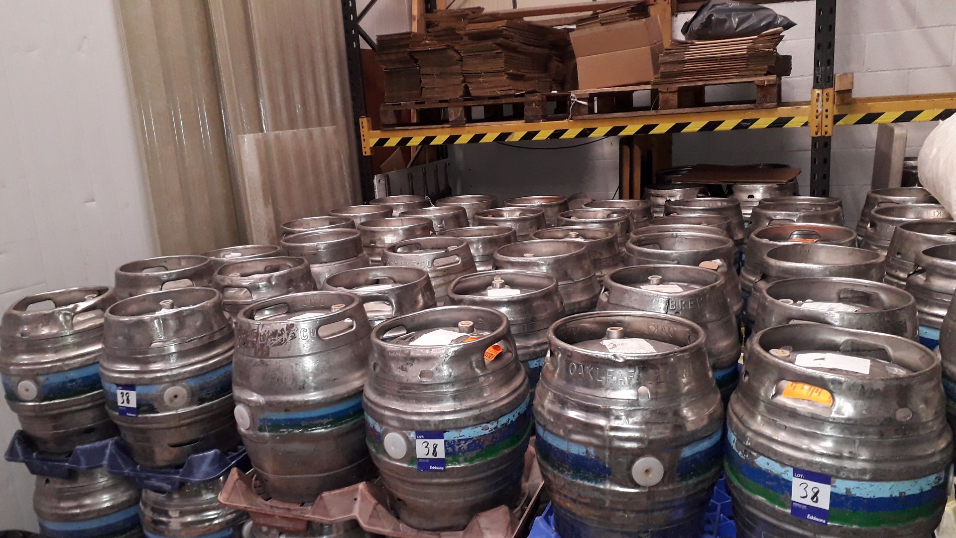 Approx. 110 x 9 Gallon Stainless Steel Beer Kegs and Quantity of Keg Pallets - Image 4 of 4