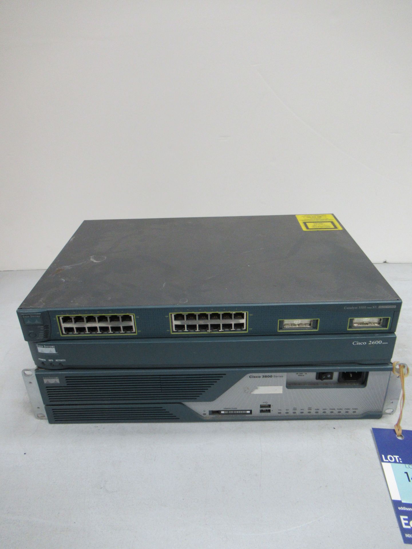 Cisco 3800 Series Console, Series 3500 XL Channel Switch and 2600 Console