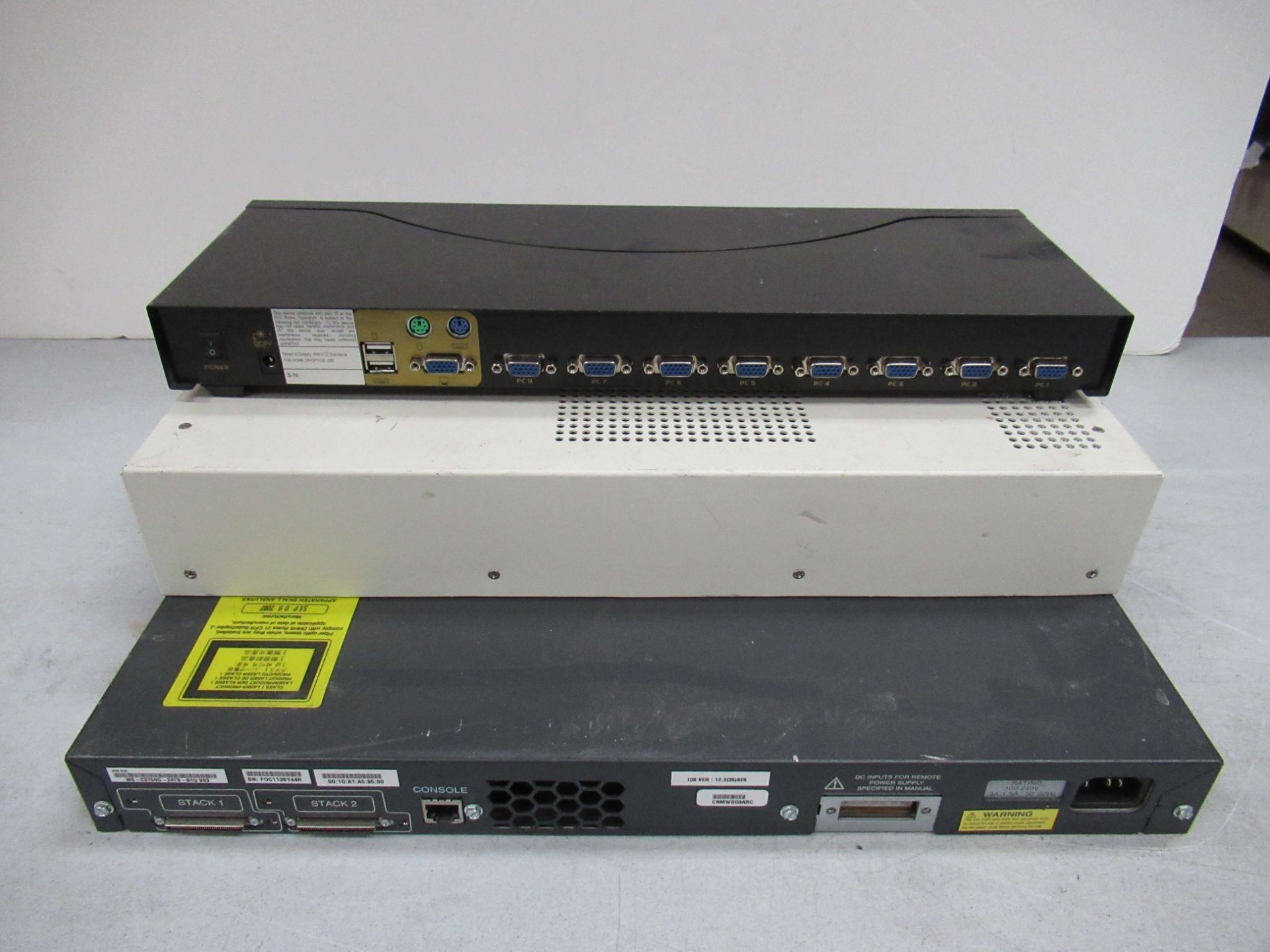 Cisco 3750G 24 Channel Switch Console, Lucent Technologies Metropolis AM 16 Channel Switch Module an - Image 3 of 3