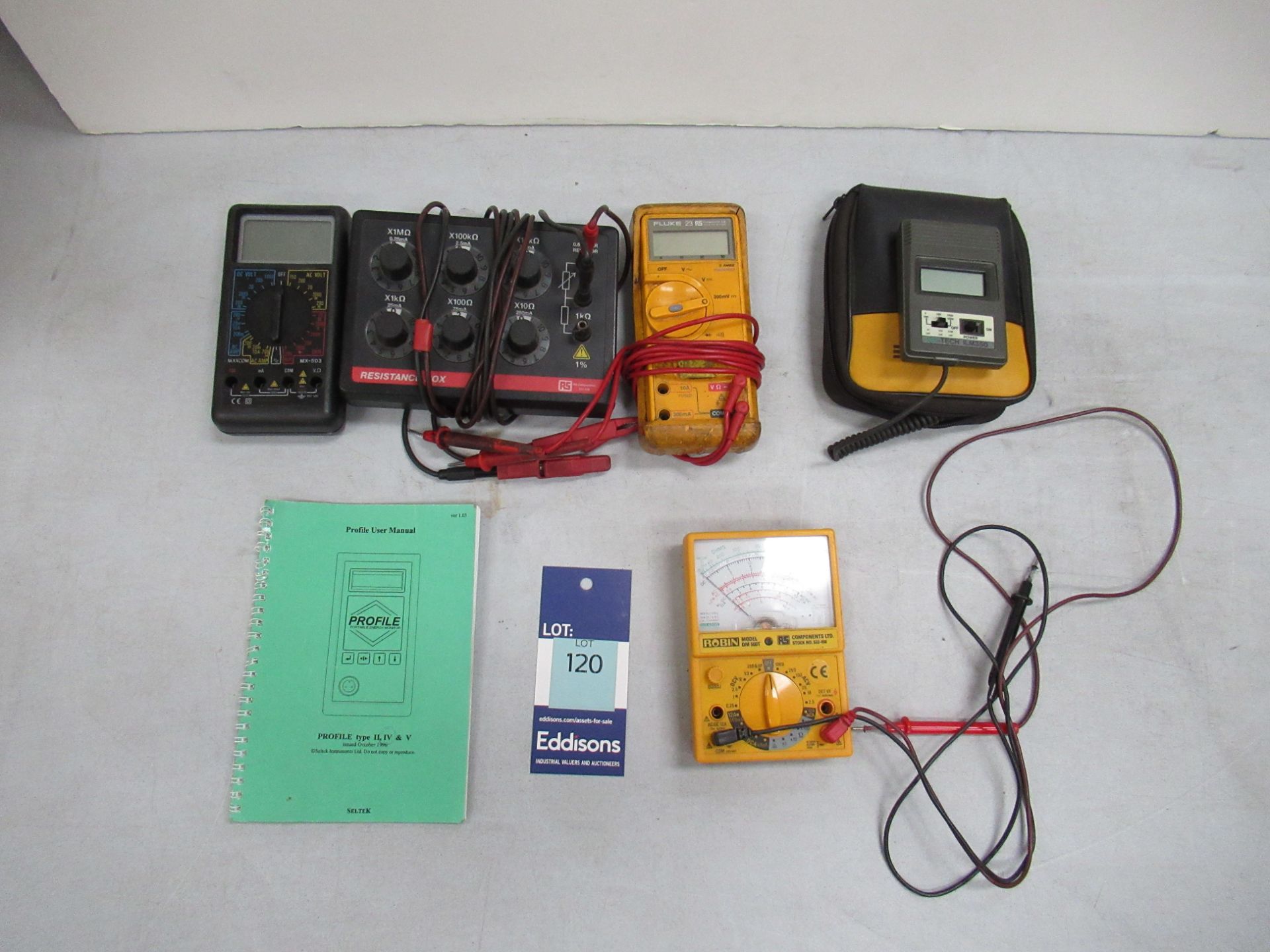 Electronic Testers from Fluke, RS Components and Robin