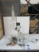 Heidolph VV2011 Rotary Evaporator with KNF Vacuum Controller and Quickfit Glass Containers