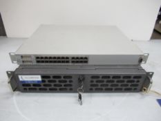 Nortel 470-24T 24 Channel Switch and Telemachus Delta-2U Console