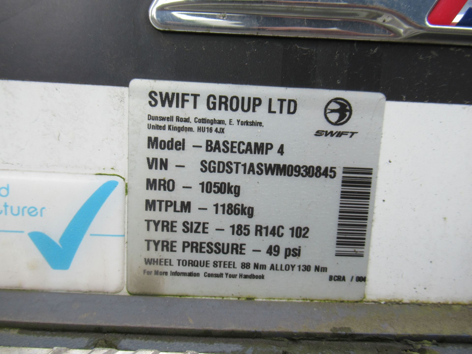 2021 Swift Basecamp 4 plus Touring Caravan with Motor Mover. - Image 16 of 55