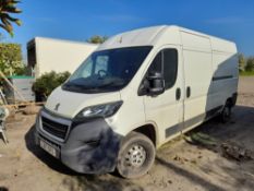 Peugeot Boxer 335 L3 Diesel 2.0 BlueHDi H2 Van, Registration CE17 GFX, 1 x Key, No V5, Mileage TBC (