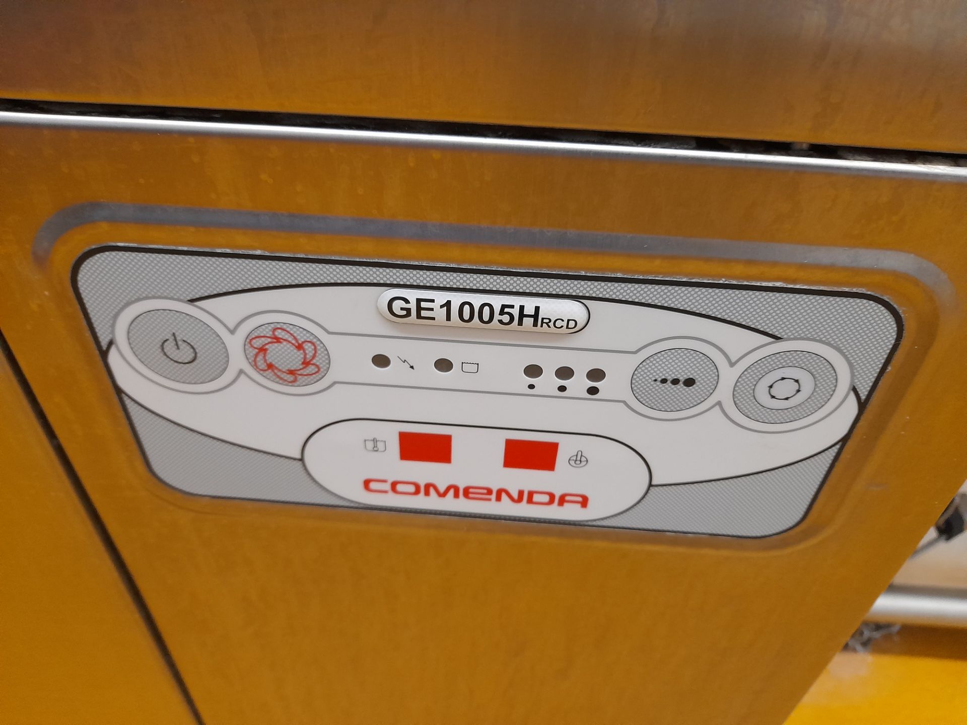 Comenda GE1005H RCD Stainless Steel Commercial Dishwasher, Serial Number GQ0012330117, with - Image 3 of 6