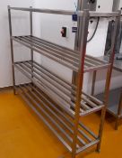 Stainless Steel Four Tier Rack (1800 x 400)