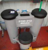 Mark FOD 213 Oil Water Separator. (Note – Located on mezzanine floor, viewing essential, Full RAMS