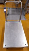Stainless Steel Flatbed Trolley