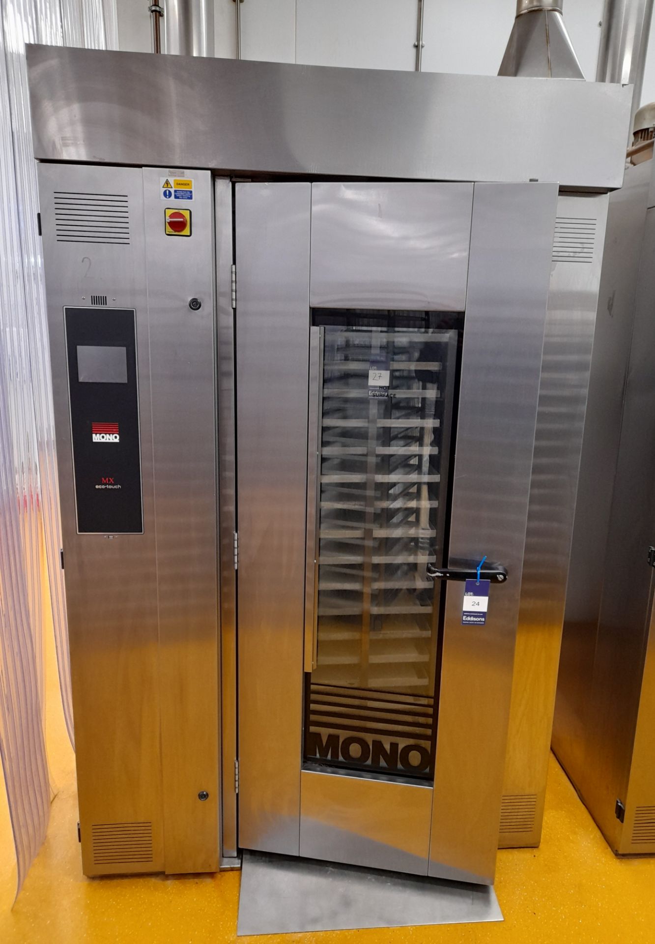 Mono MX Eco-Touch Single Rack Gas Fired Oven – Disconnection by qualified tradesperson required