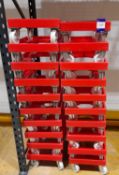 20 x Dolly carts (Red)