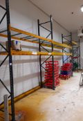 12 x Bays of Various Pallet racking, approximately (4000mm height) (Purchasers responsibility to