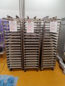 3 x trolleys including 18 trays & mats, 54 x 30 (sold subject to finance company confirmation)