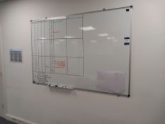 2 x wall mounted & mobile whiteboard