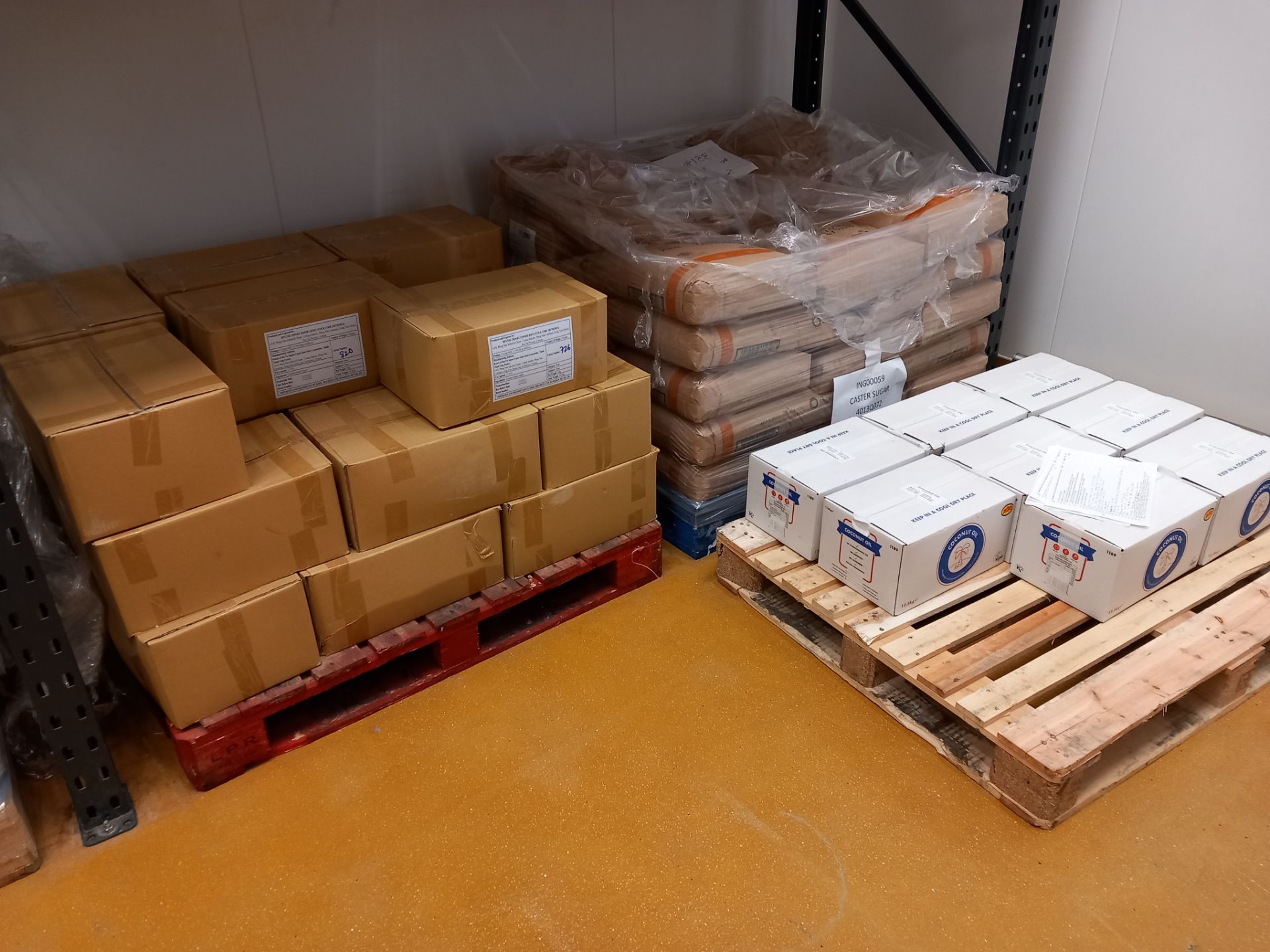 Large quantity of ingredients to bay to include 63 boxes of salted caramel sleeves, 825kg of coconut - Image 5 of 8