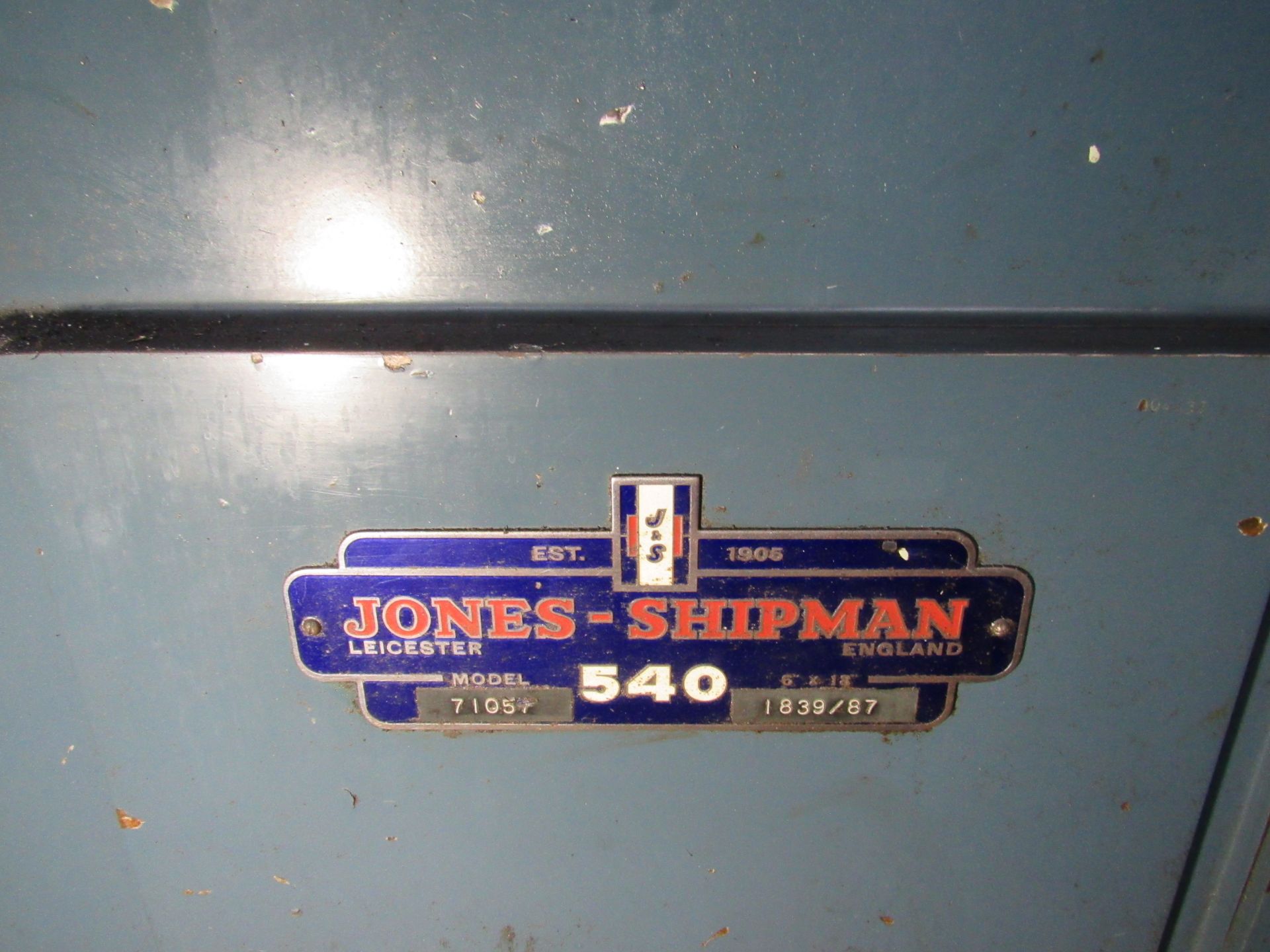 Jones & Shipman 540 surface grinder with magnetic - Image 5 of 6