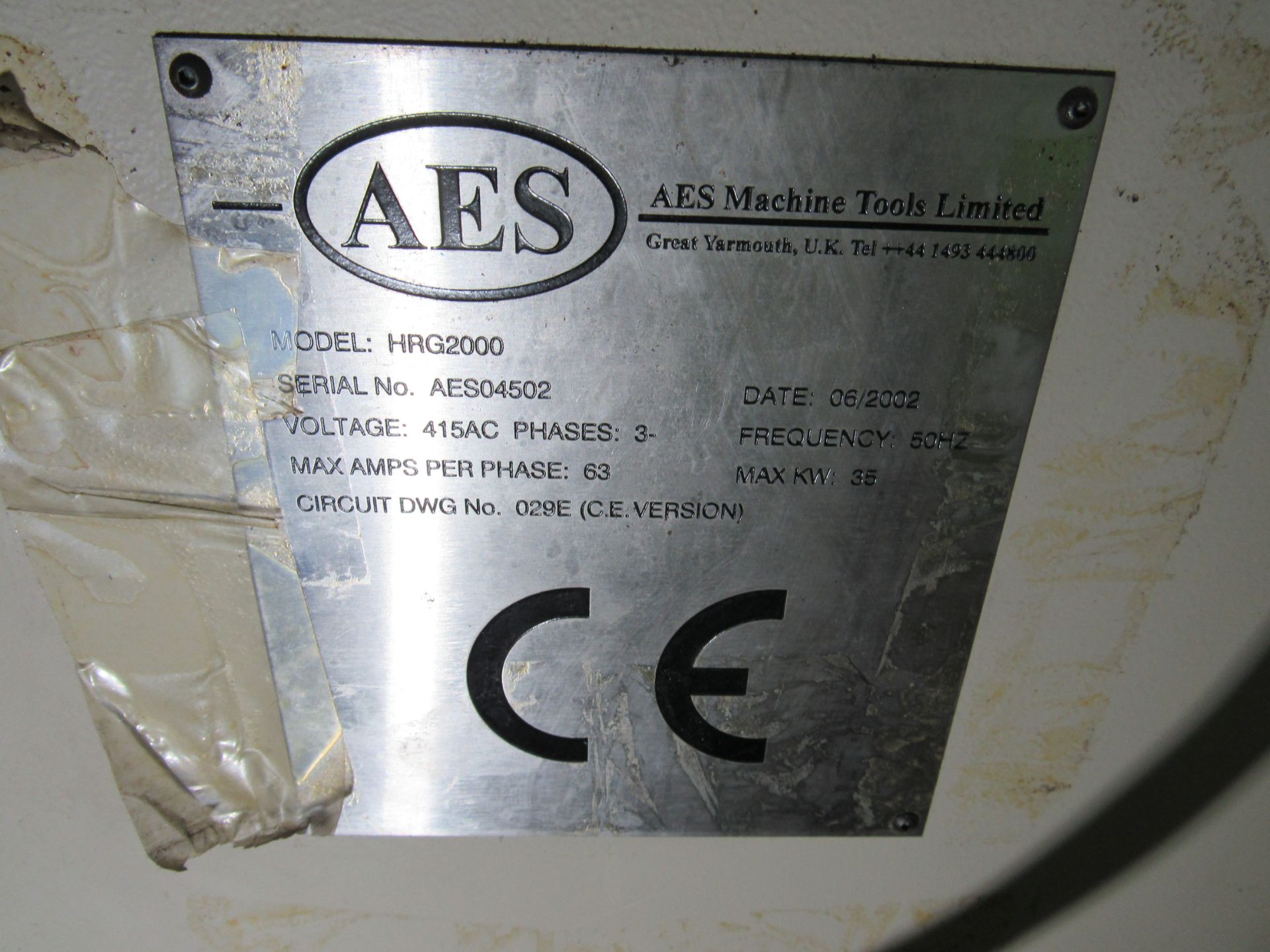 AES grinding machine No. 3 DL114 - Image 3 of 5