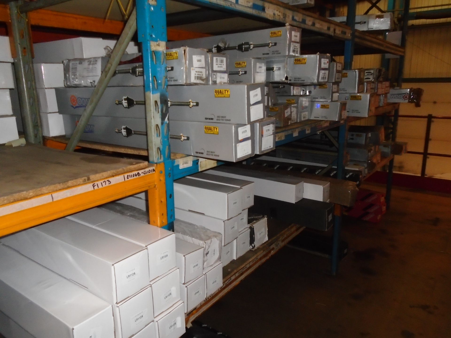 6 x Bays Assorted Boxed New Drive Shafts – Located Mezzanine Floor, Racking not included - Image 2 of 4