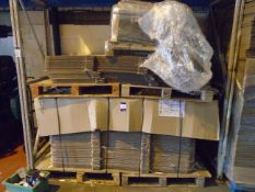 6 Pallets of Cardboard Packaging to Bay (Racking not included)