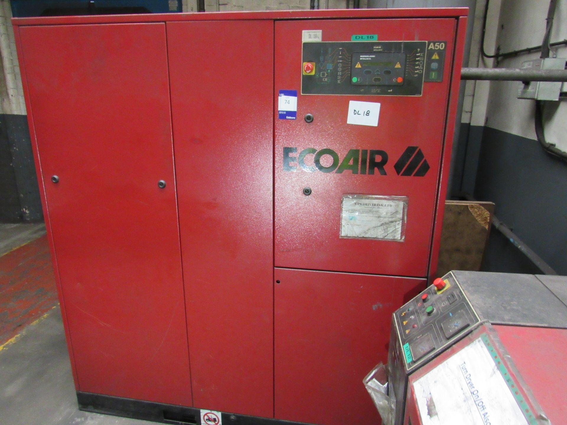 Ecoair Compressor A50 DL18 - Image 2 of 4