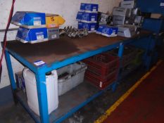 Steel Fabricated Work Bench Approx. 2400x780mm