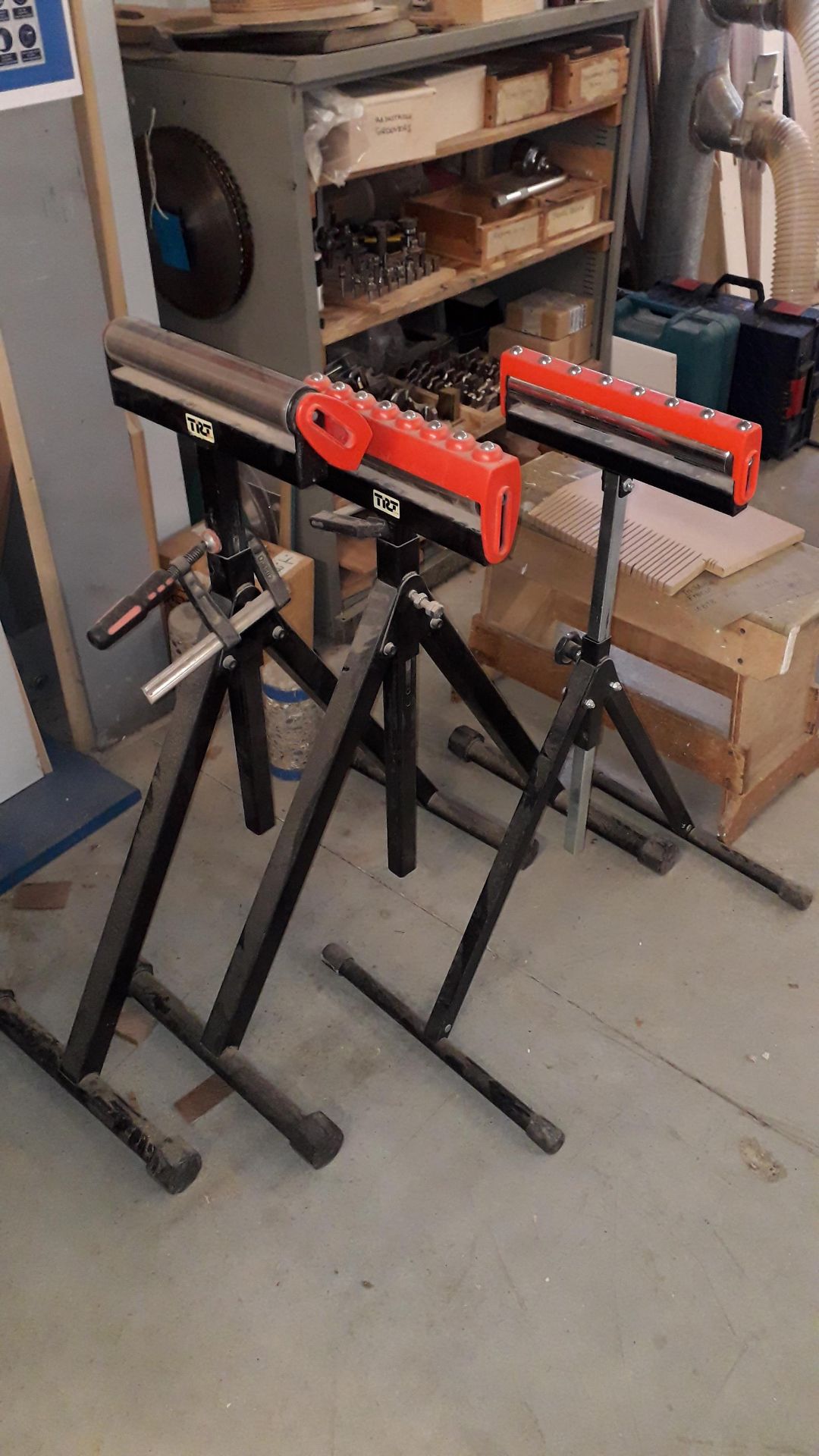 3x TRT Heavy Duty Roller Trestles
